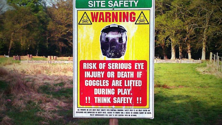 Paintball Mask Safety