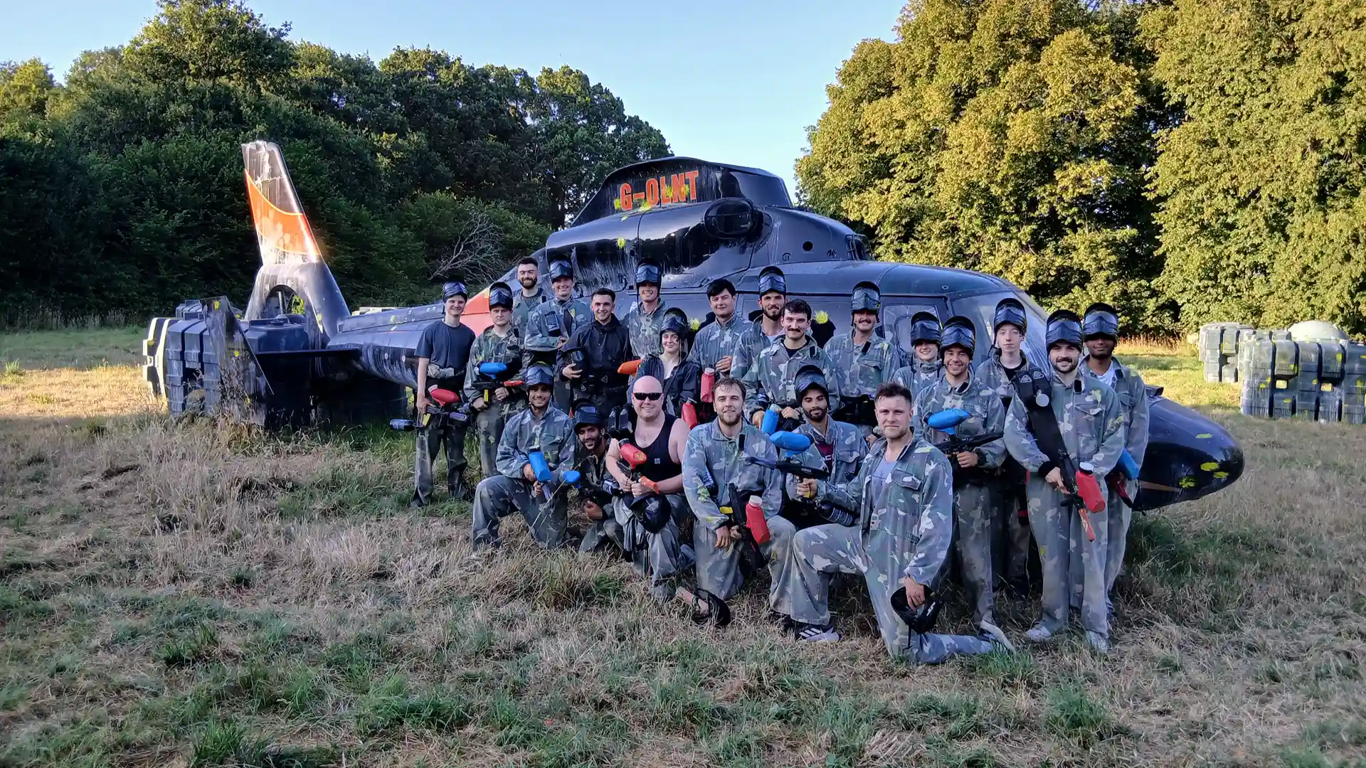 Paintball and Helicopter